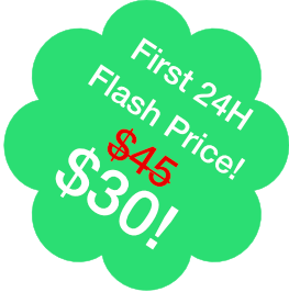 First 24 hour flash price: 30 dollars